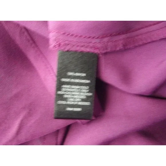 Express XS Purple Smocked Off The Shoulder Blouse asymmetrical hem top (0-2) - Picture 7 of 8